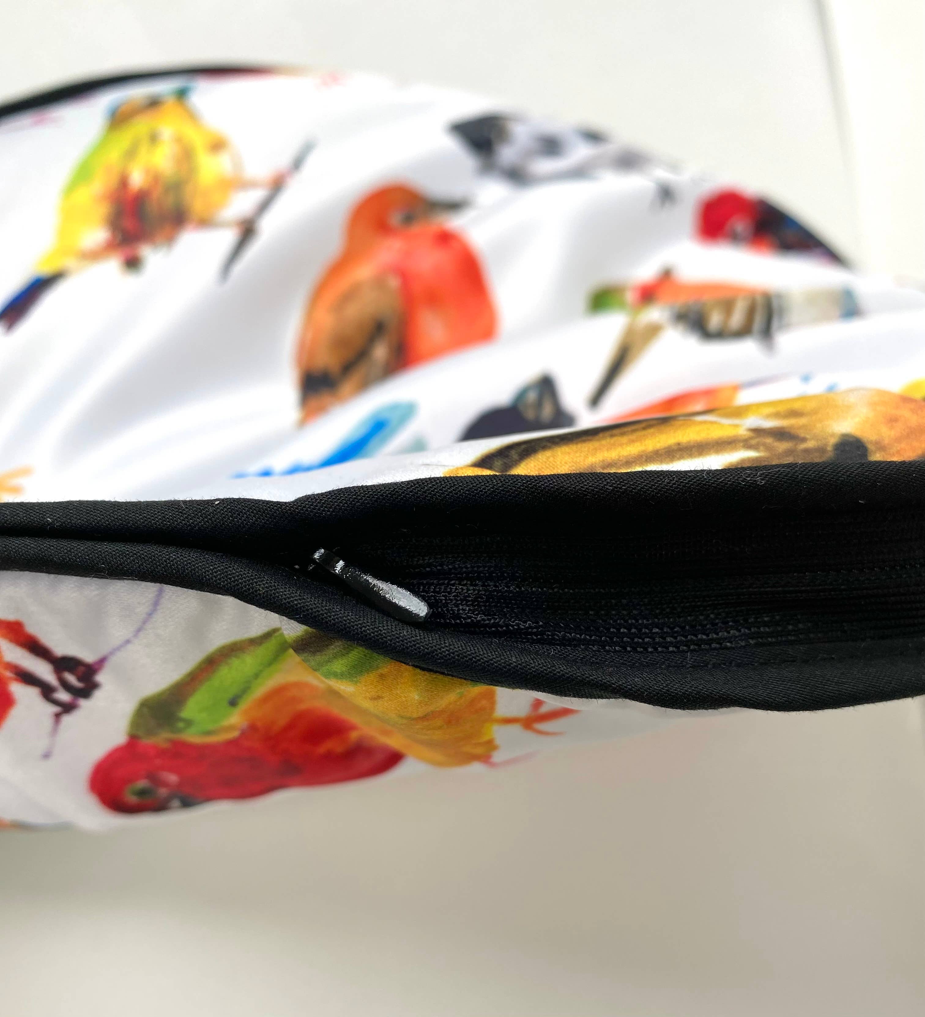 Kit Carson Accessories - Wholesale Kitchen Tool/Gadget - Tortilla warmer Zipper Pouch Pastel Watercolor Birds2