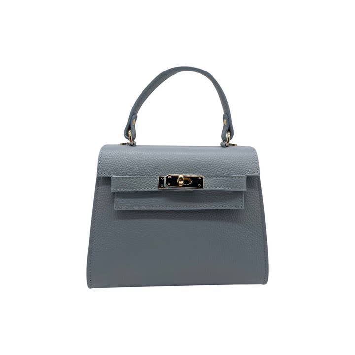 Louisa lee – wholesale Top handle bag – women's – GRAINED LEATHER HANDBAG MARA9