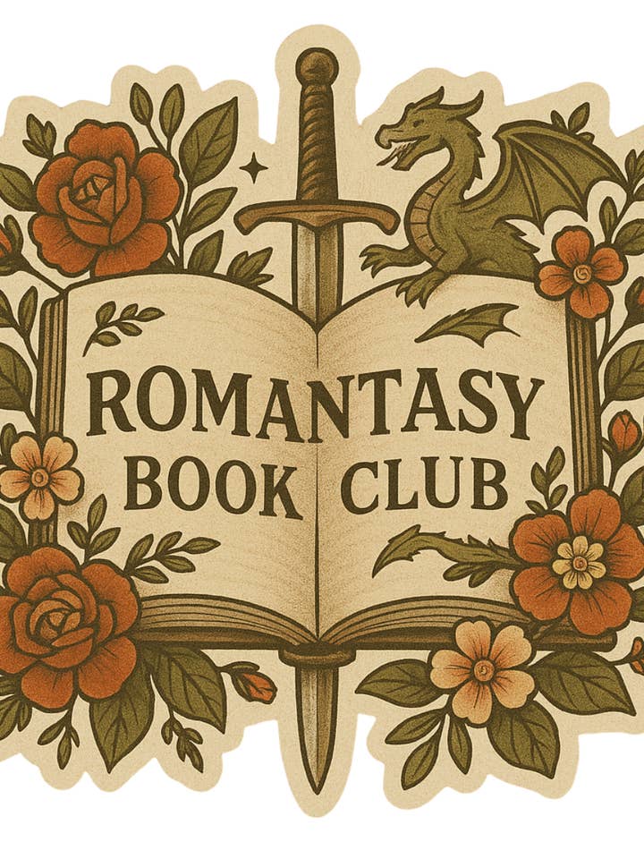 Sticker - Romantasy Book Club for wholesale by Hairy Winstons