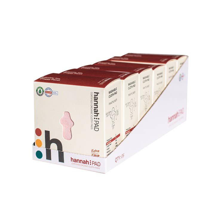 Sabaku Co Distribution - Vente Protections menstruelles/serviettes hygiéniques - The Brand Hannah - Lot de 2 protège-slips HannahPad (extra grip)