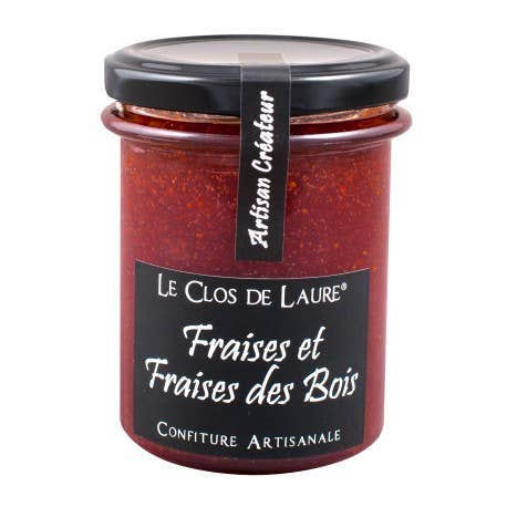 Strawberry jam and wild strawberries for wholesale by Le Clos de Laure