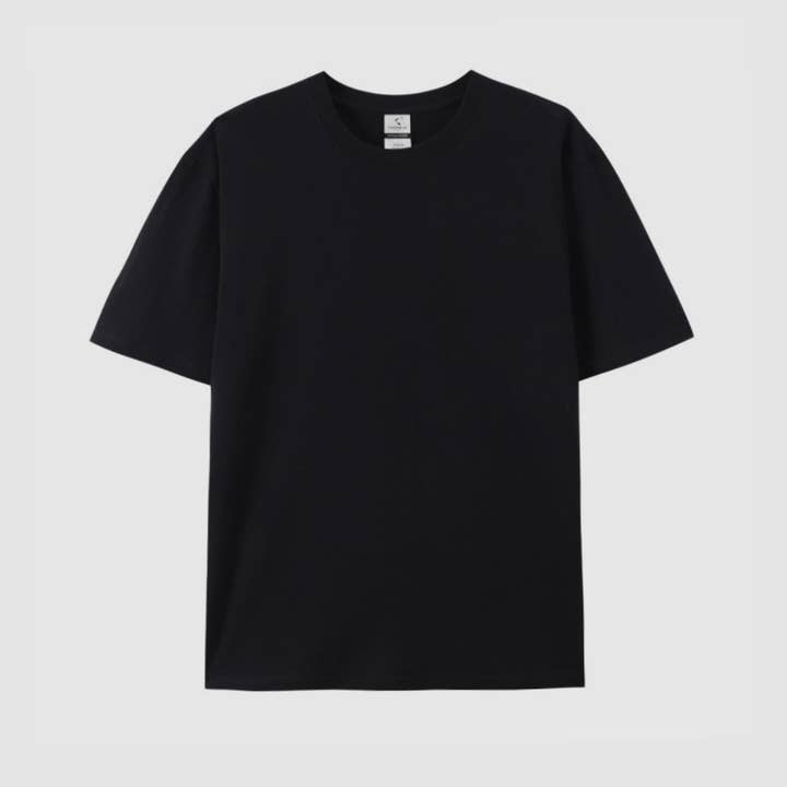 Camiseta FitVille Pure Comfort de algodón suave con cuello redondo para hombre para venta al por mayor de FitVille