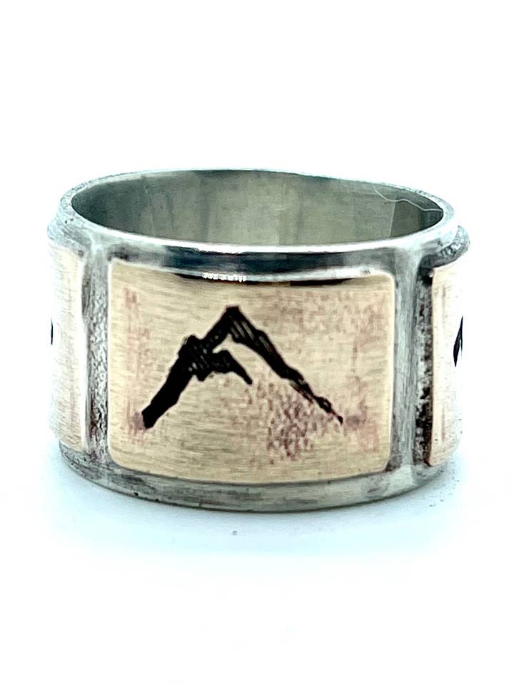 ANEL DE JANELAS DE MONTANHA por atacado de Union Studio Metals