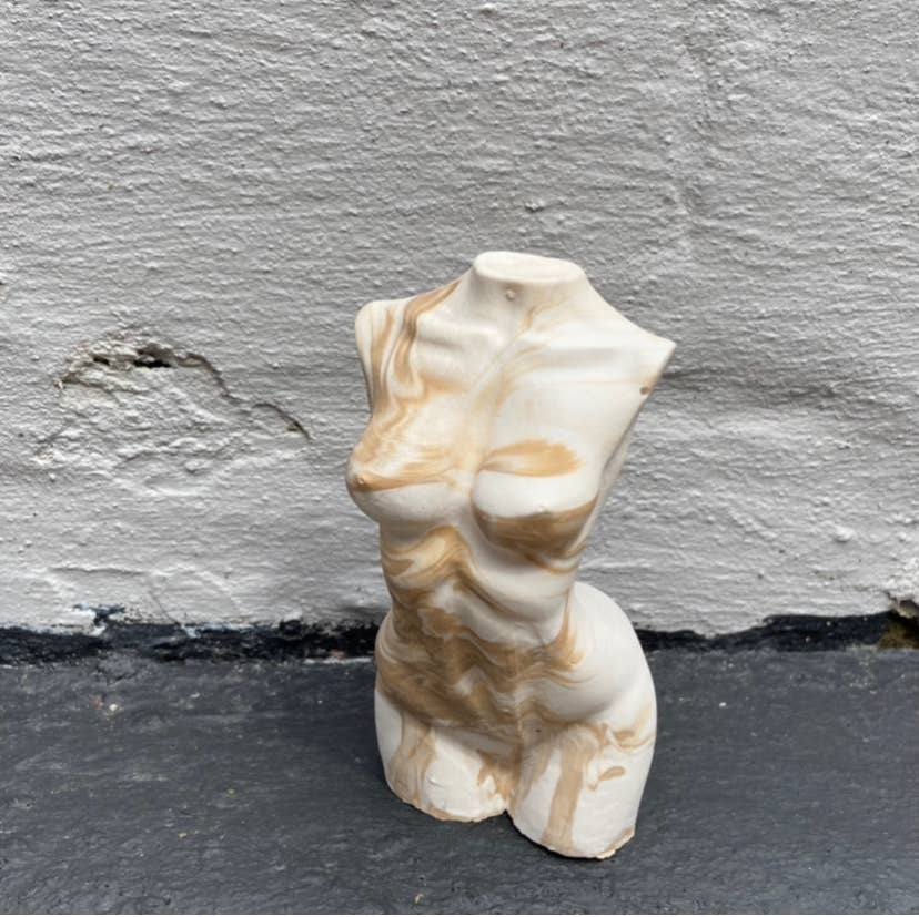 AlphaGrayArt - Wholesale Sculpture - Jesmonite Body Sculpture | Lady Torso | Woman's4