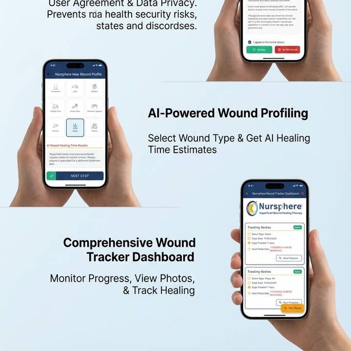 Nursphere Original Dome Bandages - Wholesale Bandaids/Bandages - Nursphere® Original Clear Dome Bandages™/Wound Tracker™ App3