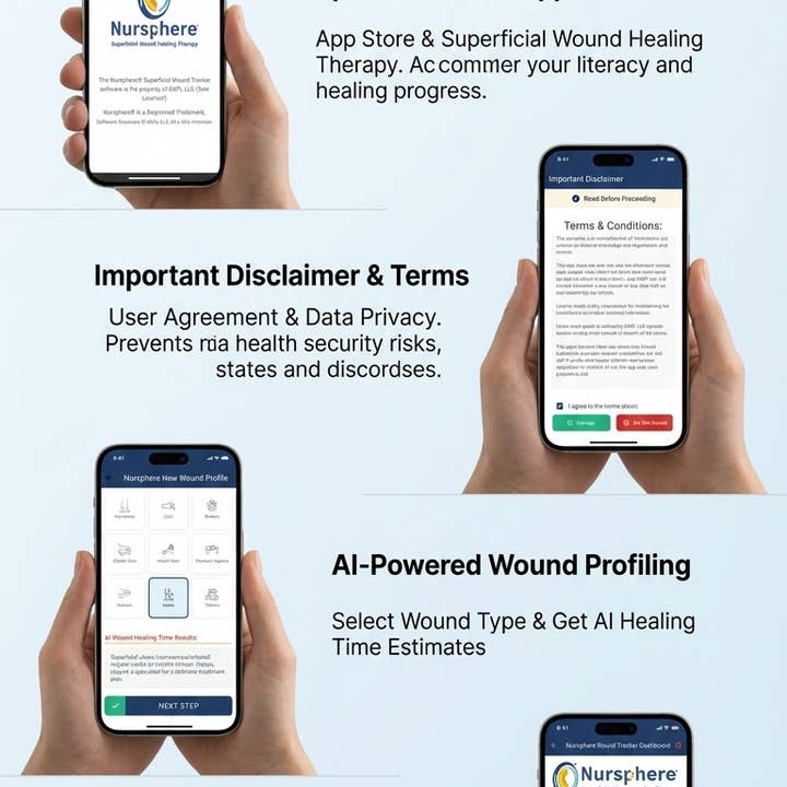 Nursphere Original Dome Bandages - Wholesale Bandaids/Bandages - Nursphere® Original Bundle Dome Bandages™/Wound Tracker™ App10