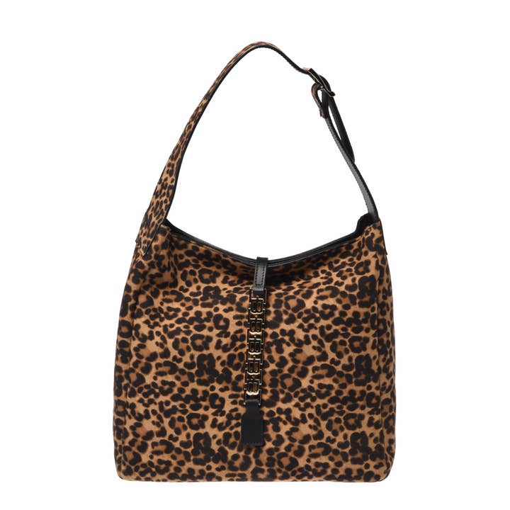 Schoudertas Print Leo Sue Bruin voor wholesale door Baldinini