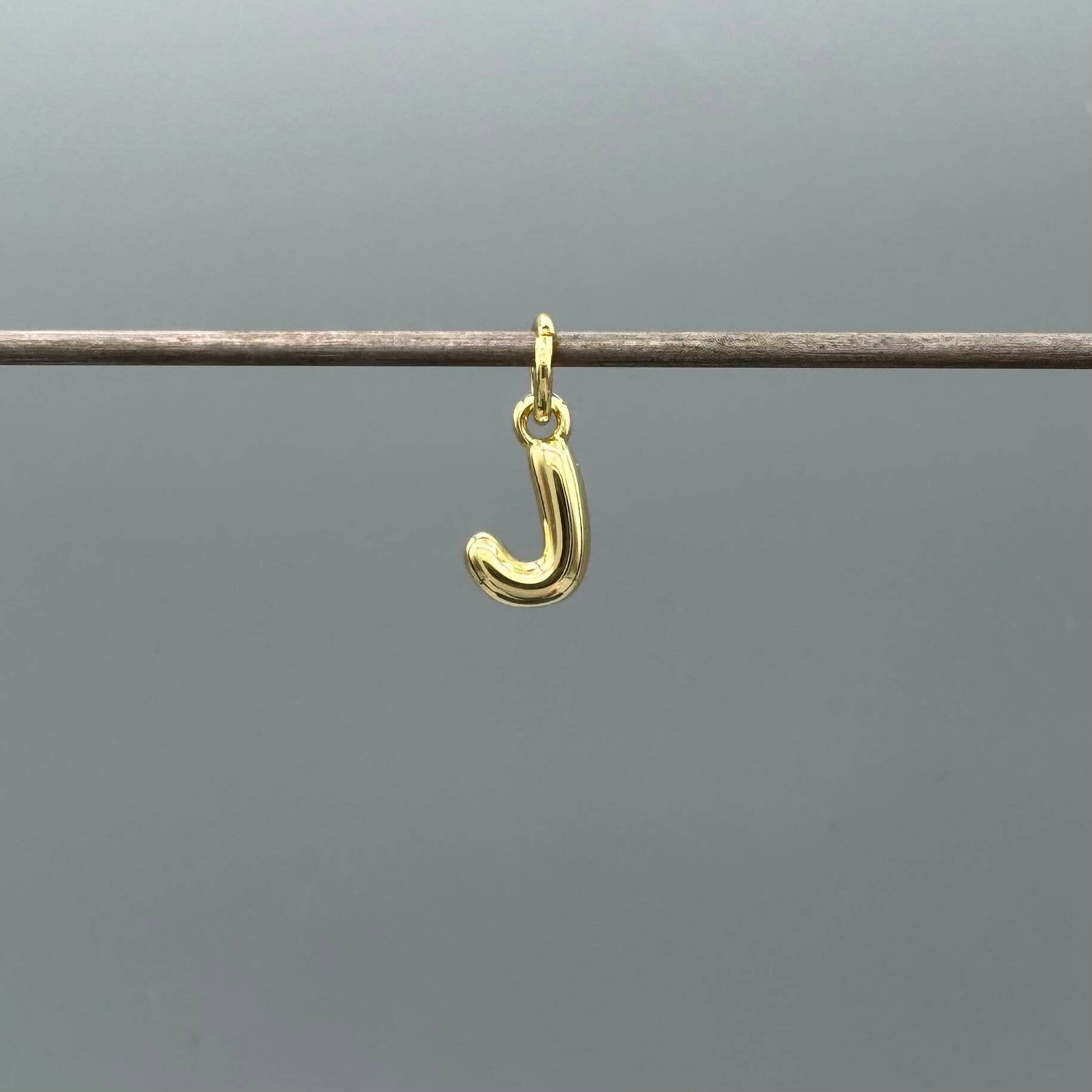 Something Silver - Wholesale Individual Charm/Pendant - Perfect Balloon Bubble Letter Initial Charm6