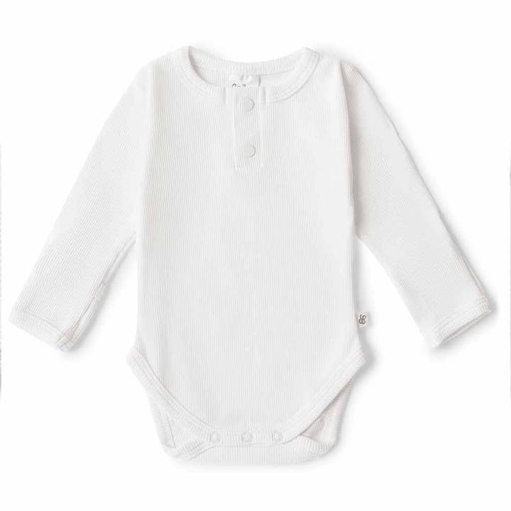 Snuggle Hunny – Engroshandel Bodysuit - Baby – Milk Langærmet Økologisk Bodysuit1