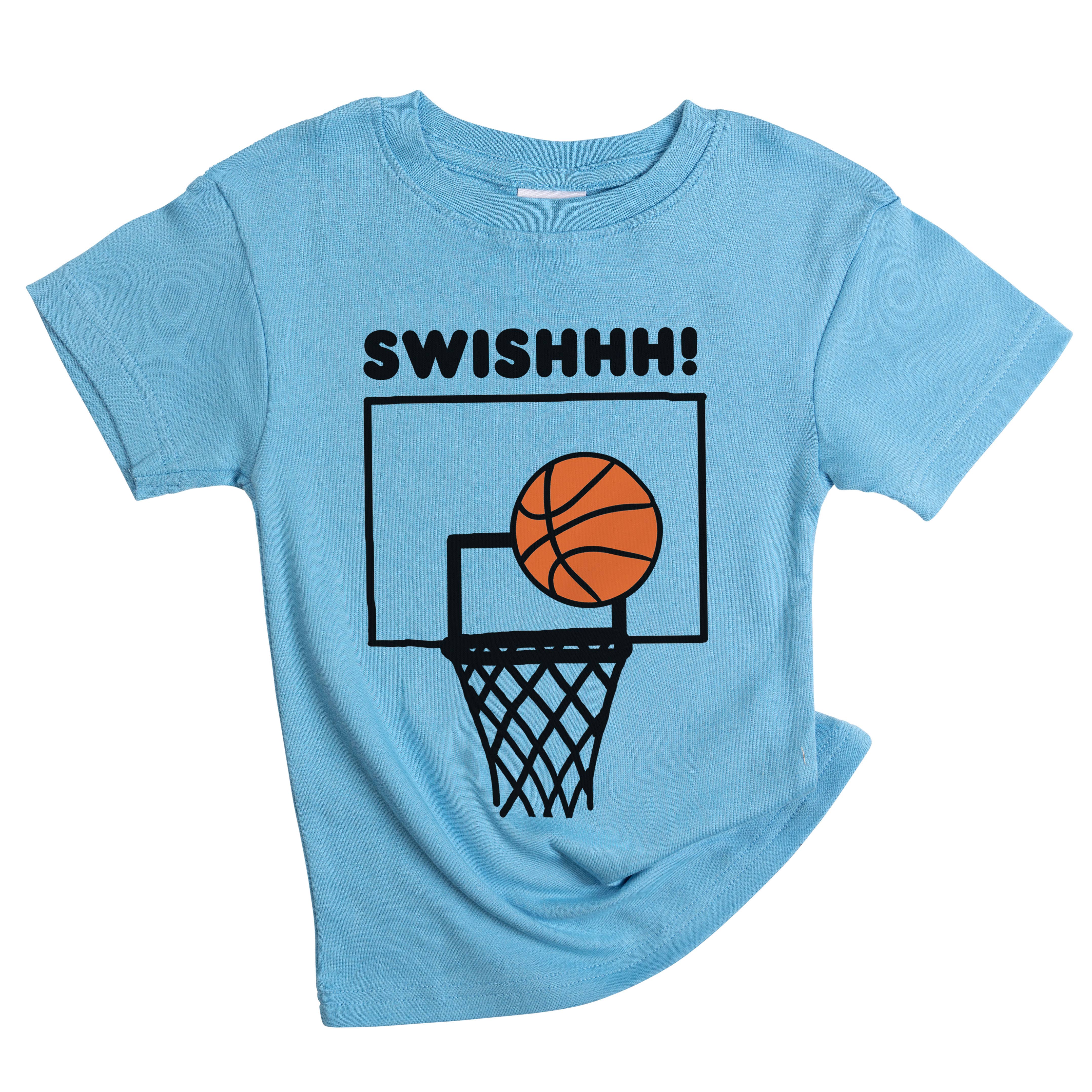Spunky Stork - Wholesale Screen Printed T-Shirt - Kids - Basketball Net Swish Organic Baby Bodysuit Toddler Shirt3