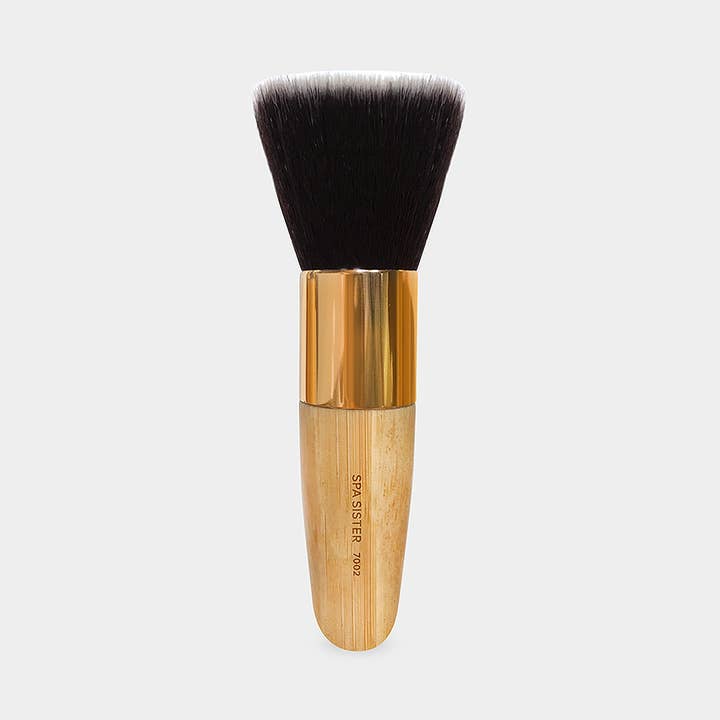 Bath Accessories Company - Wholesale Cheek/face make-up brush - Airbrush Flat Top Kabuki Brush - Vegan