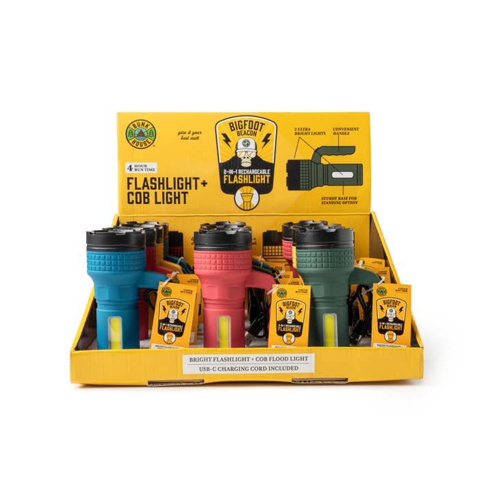 DM Merchandising - Wholesale Flashlight - Bunk Houseâ„¢ 2-In-1 Rechargeable Flashlight