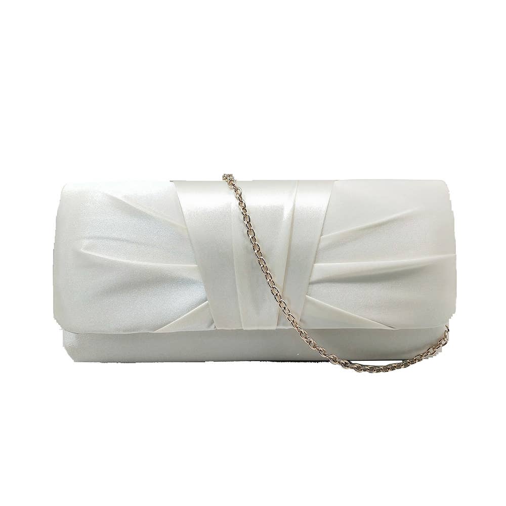 Belle Trading Ltd - Wholesale Clutch Bag - Women's - Fluer Satin Style Clutch Bag0