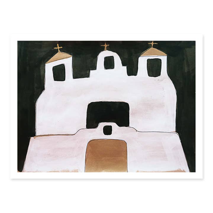 ALEX'S - Wholesale Art Print - Santa Fe Mission Print1