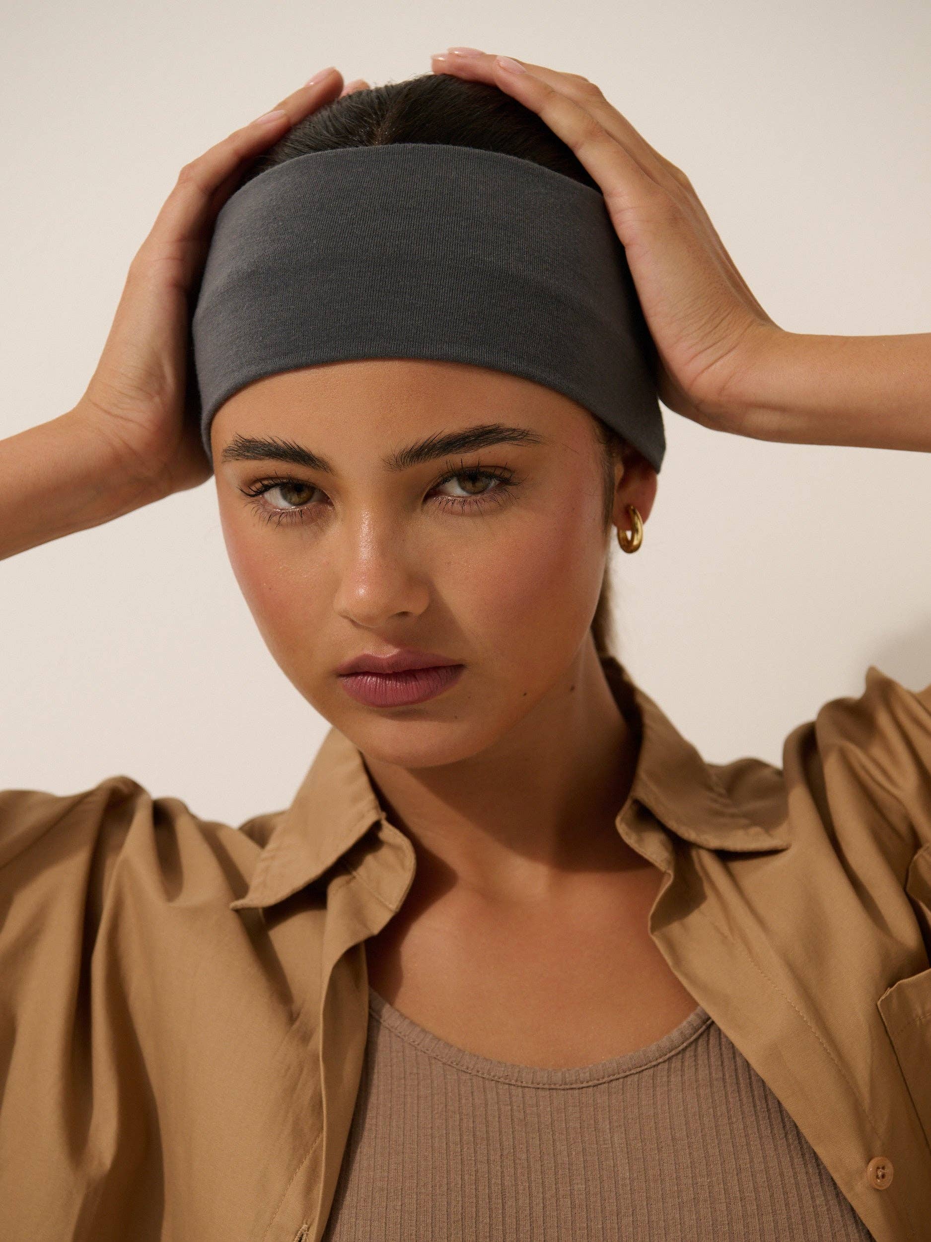 Angels Whisper Accessories - Wholesale Fashion headband – women's - Soft Elastic Headband Set in Green&Grey1