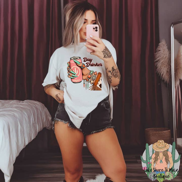 Schattig T-shirt - Zomertijd shirts - Western T-shirt - Grunge T-shirt voor wholesale door Lake Shore To Main