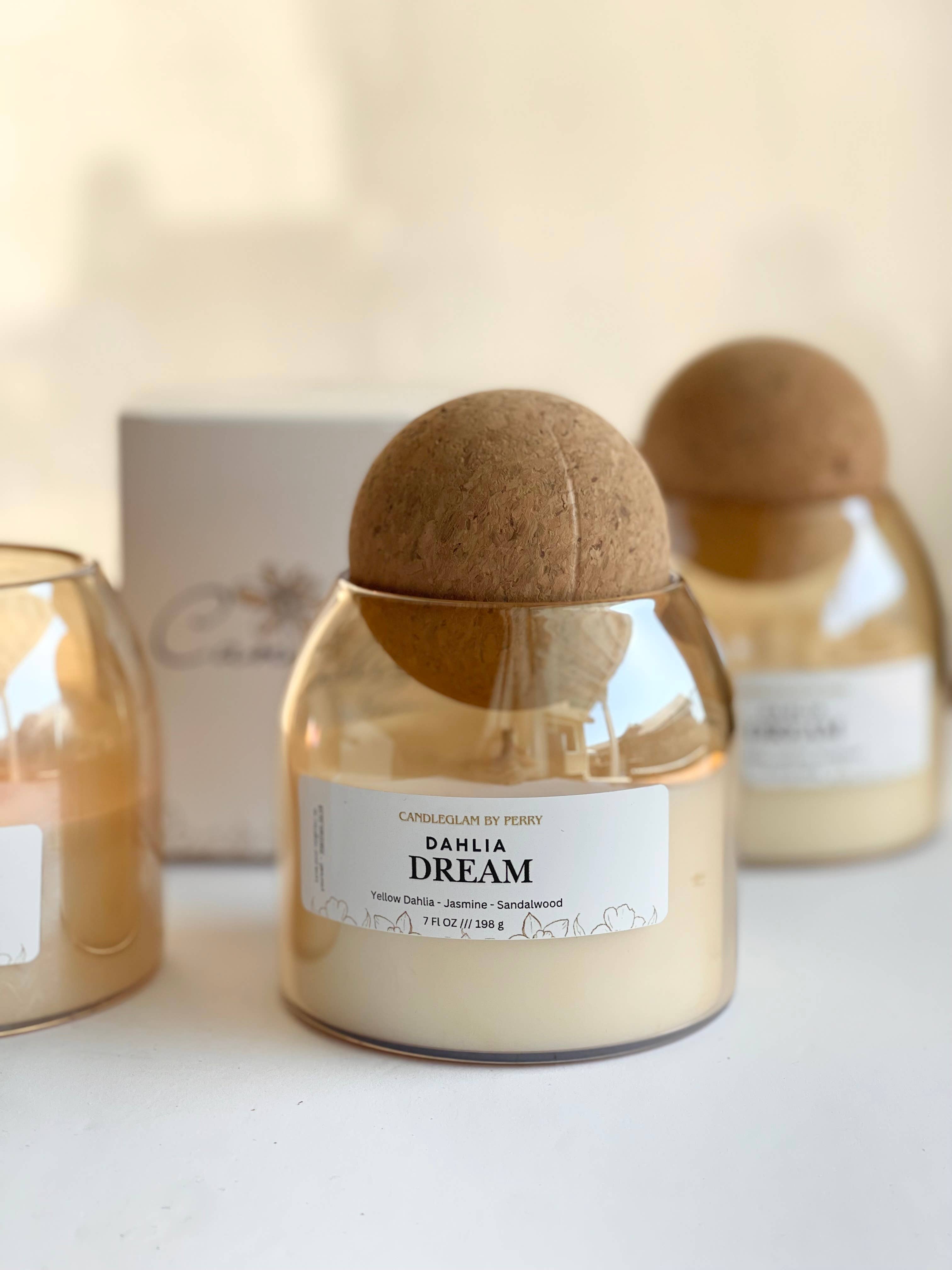 Candleglambyperry - Wholesale Candle Holder - Aesthetic Candle Jar | Cork Lids Unbranded 2