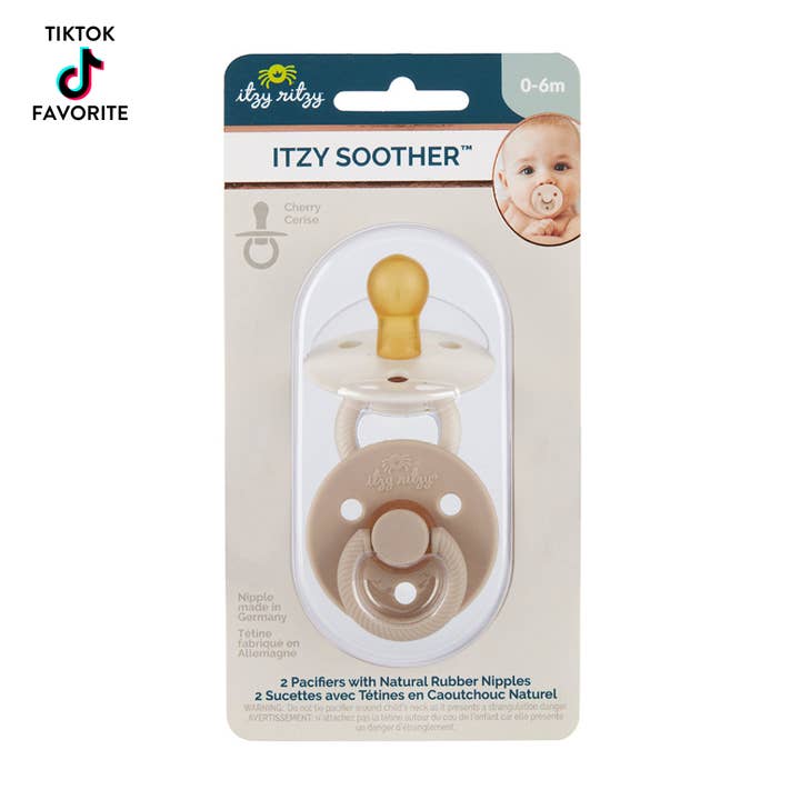 Itzy Ritzy - Wholesale Pacifier - Baby - *NEW SIZE* Itzy Sootherâ„¢ Natural Rubber Paci Sets