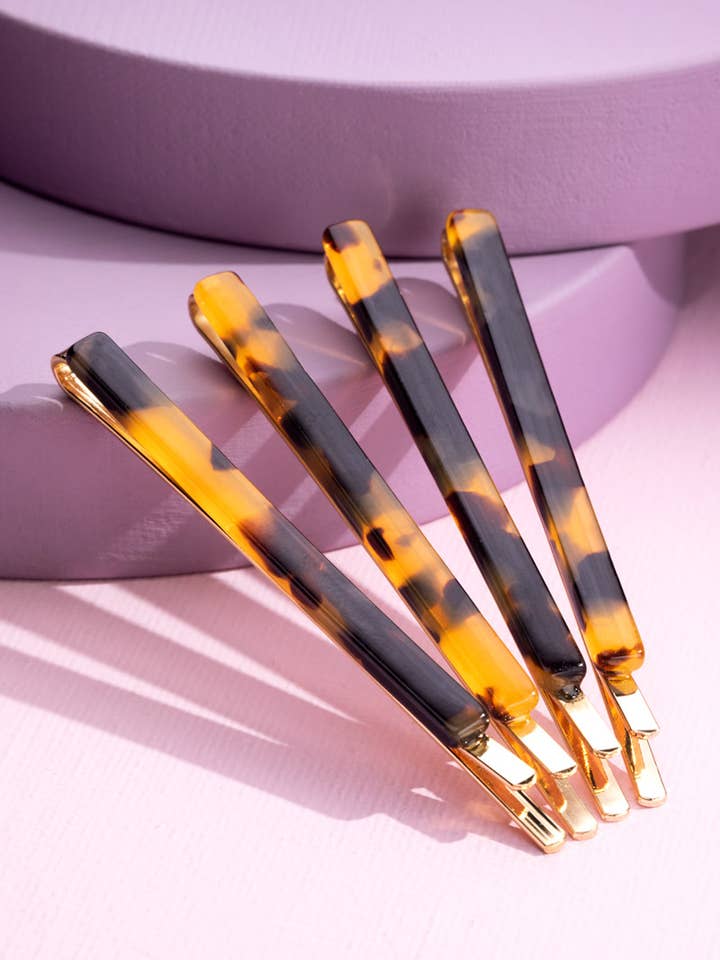 Dainty Acetate Hair Pin Set for wholesale by Urbanista Outlet