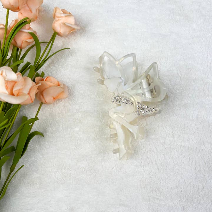 TheDivaSoap - Wholesale Hair Clip - Women's - Lovely flower fairy hair claw clip