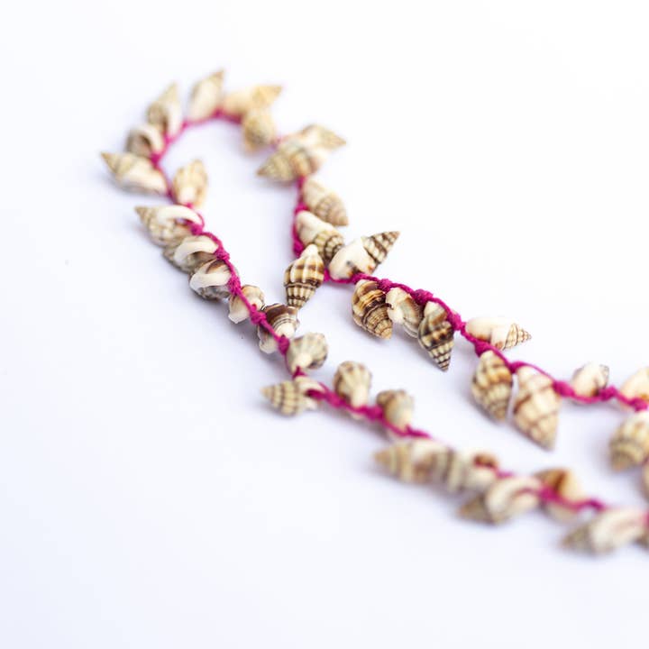 Piti Cuiti - Wholesale Sunglasses/Eyeglasses Strap - Women's - HANG GLASSES WITH PINK SHELLS2