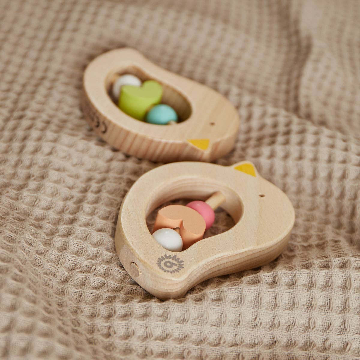 Bieco Spielwaren – wholesale Teether (not clip-on) – Baby – Teething ring bird pink2