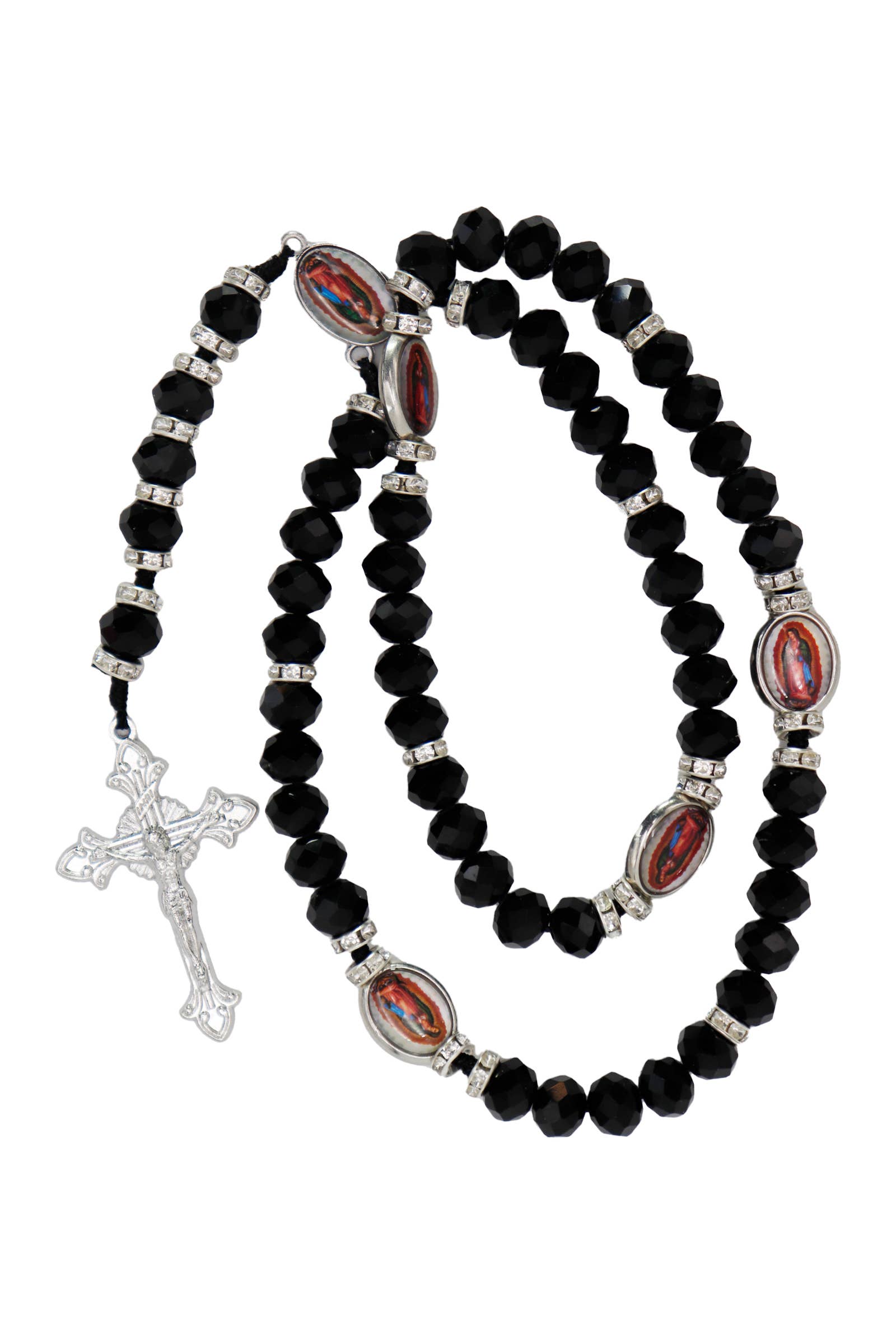 Cap Zone – wholesale Bönehalsband – Cross Ädelsten Bön Pärlor Radband Halsband0