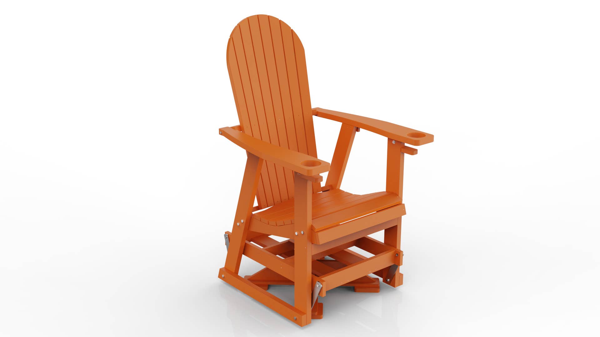 Evergreen Patio - Vente Chaise Adirondack - Planeur pivotant en polyéthylène14