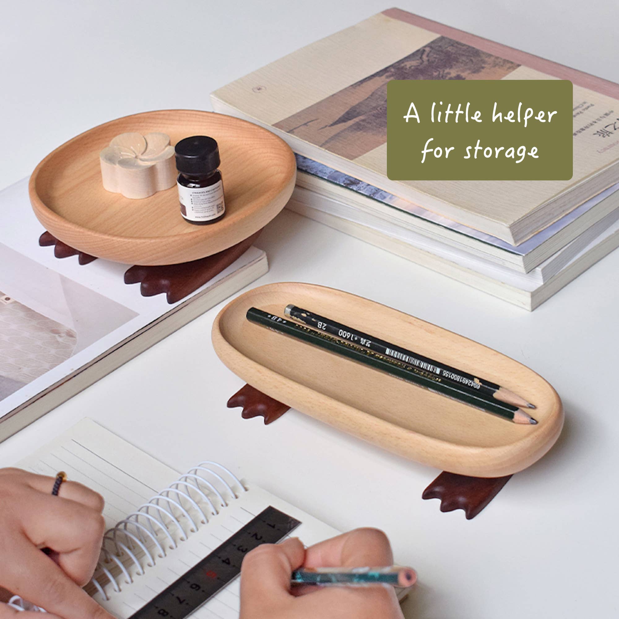 Senser Woodcraft - Wholesale Decorative Tray - Bigfoot Storage Tray2