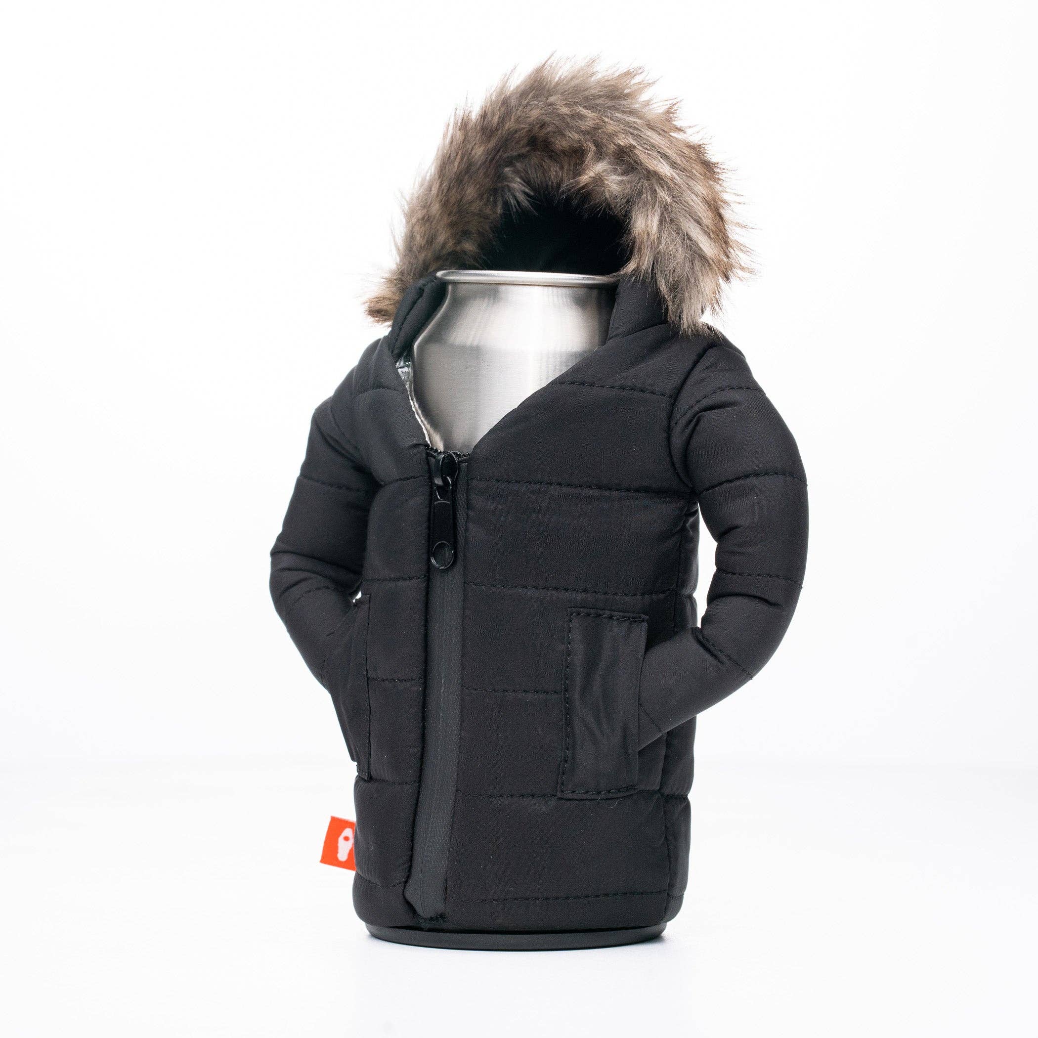 Puffin Drinkwear - Wholesale Drink Huggers & Koozies - Insulated 12 oz / 16 oz Beverage Sleeve - The Pahka - Black6