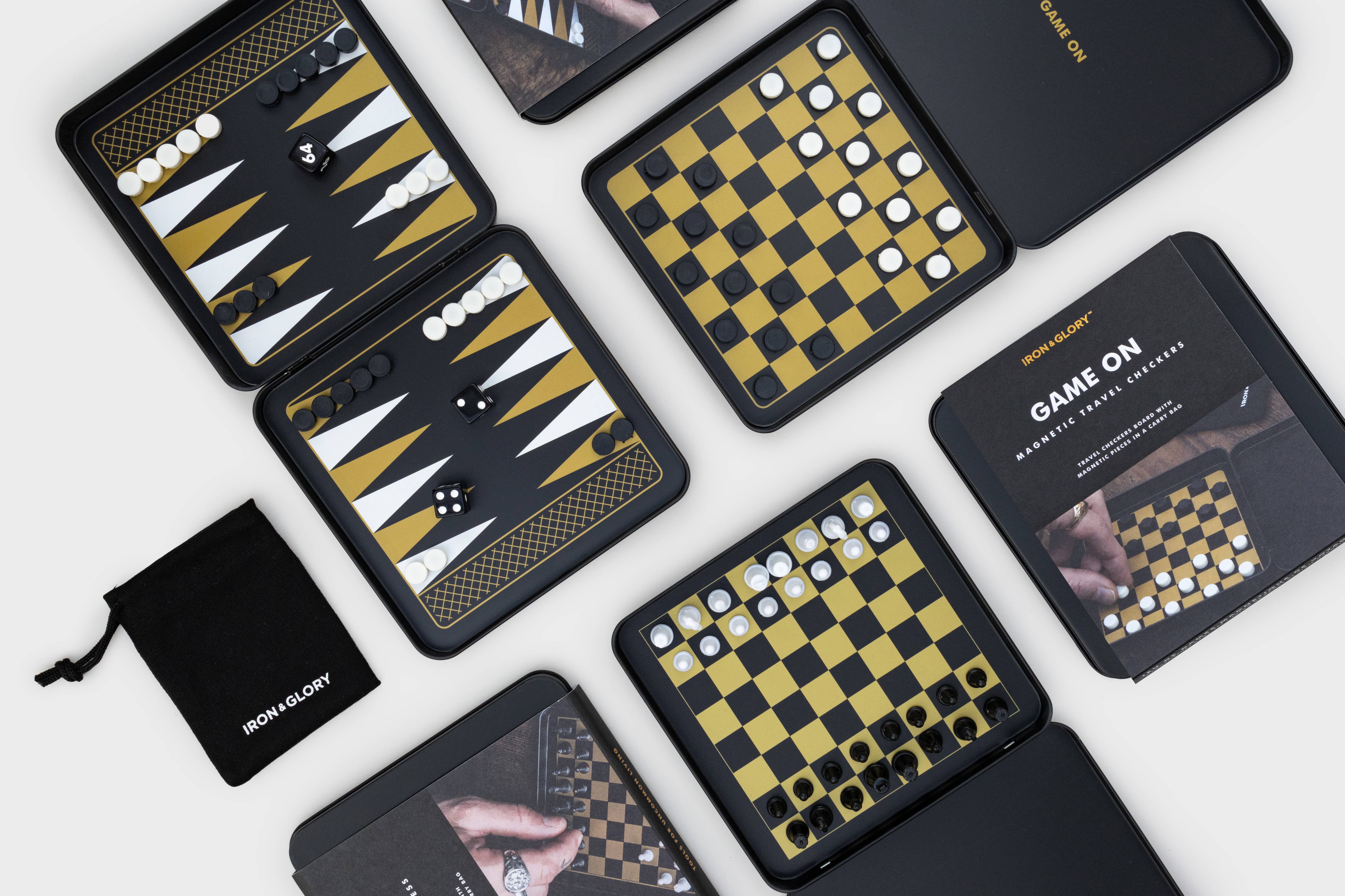 SUCK UK Ltd - USA - Wholesale Board Game - Game On - Magnetic Travel Chess Set7