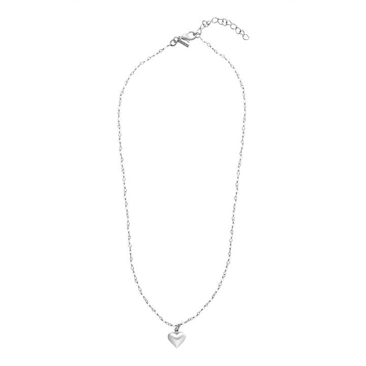 Adornia – wholesale Pendant/charm necklace – .925 Silver Freshwater Pearl Rosary Heart Necklace2