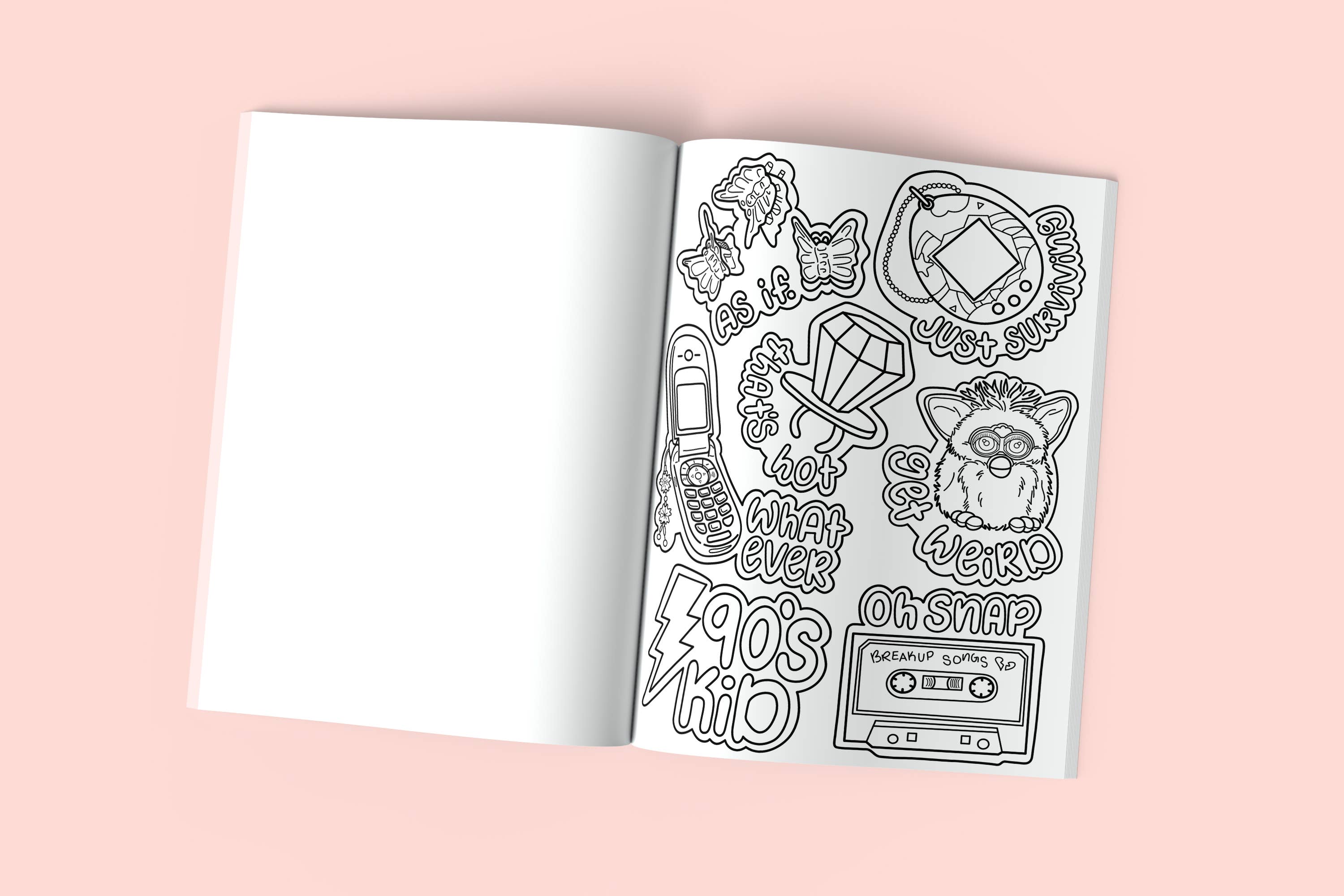 Paper Bunny Press – Livro para colorir - Adulto por atacado – Colorful Chaos - Livro de Colorir para Adultos Snarky7