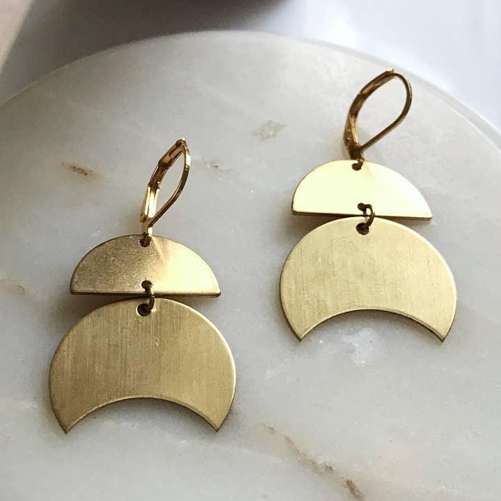 Små Geo Drop Øreringe for engroshandel hos Melissa Jenkins Designs