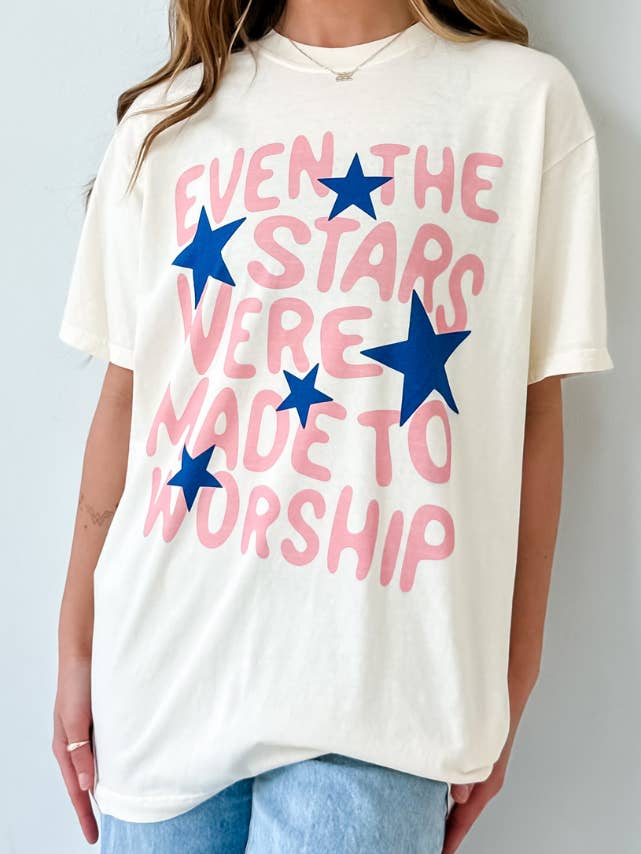 Ivory Even The Stars Tee for wholesale on Faire1