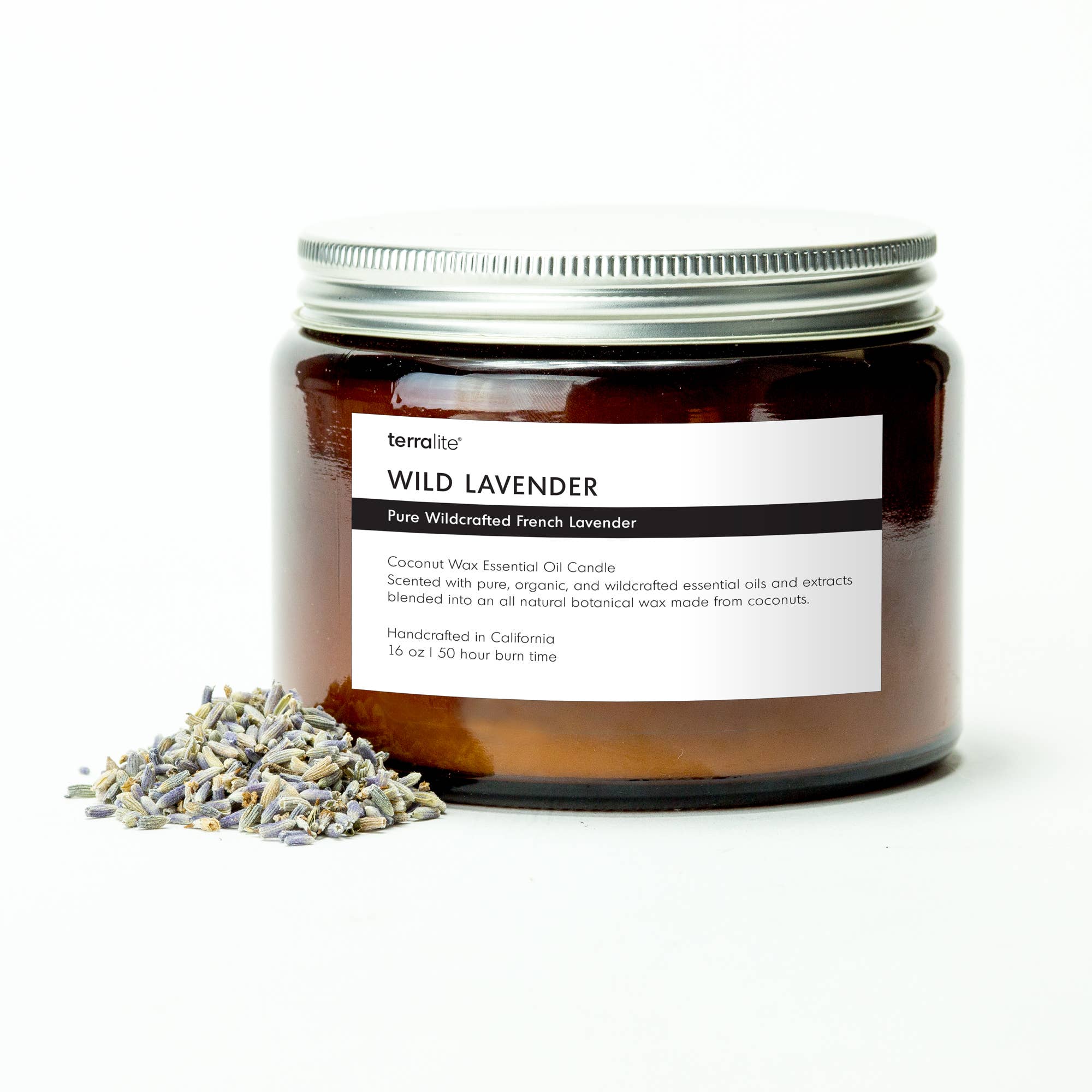Terralite - Wholesale Jar/Filled Candle - WILD LAVENDER - essential oil candle3