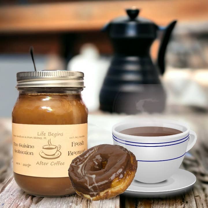 Fresh Brewed Coffee 14oz for wholesale by Shining Star Candle Company