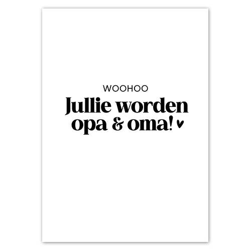 Liefz - Wholesale Baby Card - Card | Woohoo, you are going to be grandpa & grandma