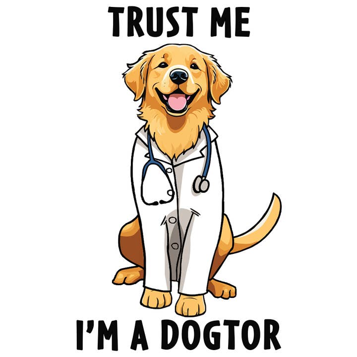 Stol på mig, jeg er en hundtor-klistermærke for engroshandel hos Sock Harbor / Bigfoot Sock Co.