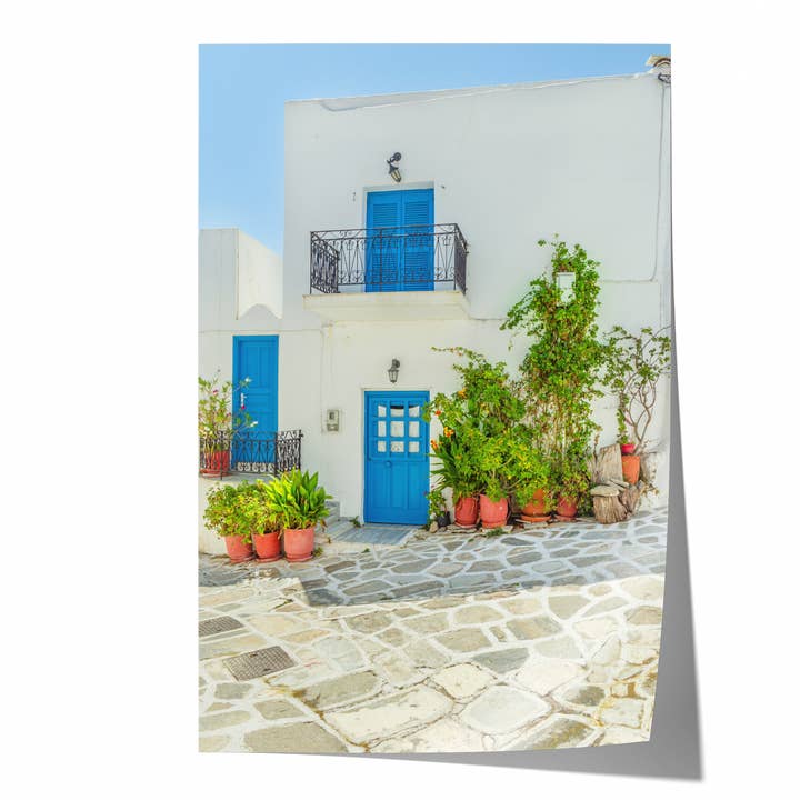 Lefkes Village Paros I | Konstfotografiutskrift för wholesale av Natasha Riha Photography