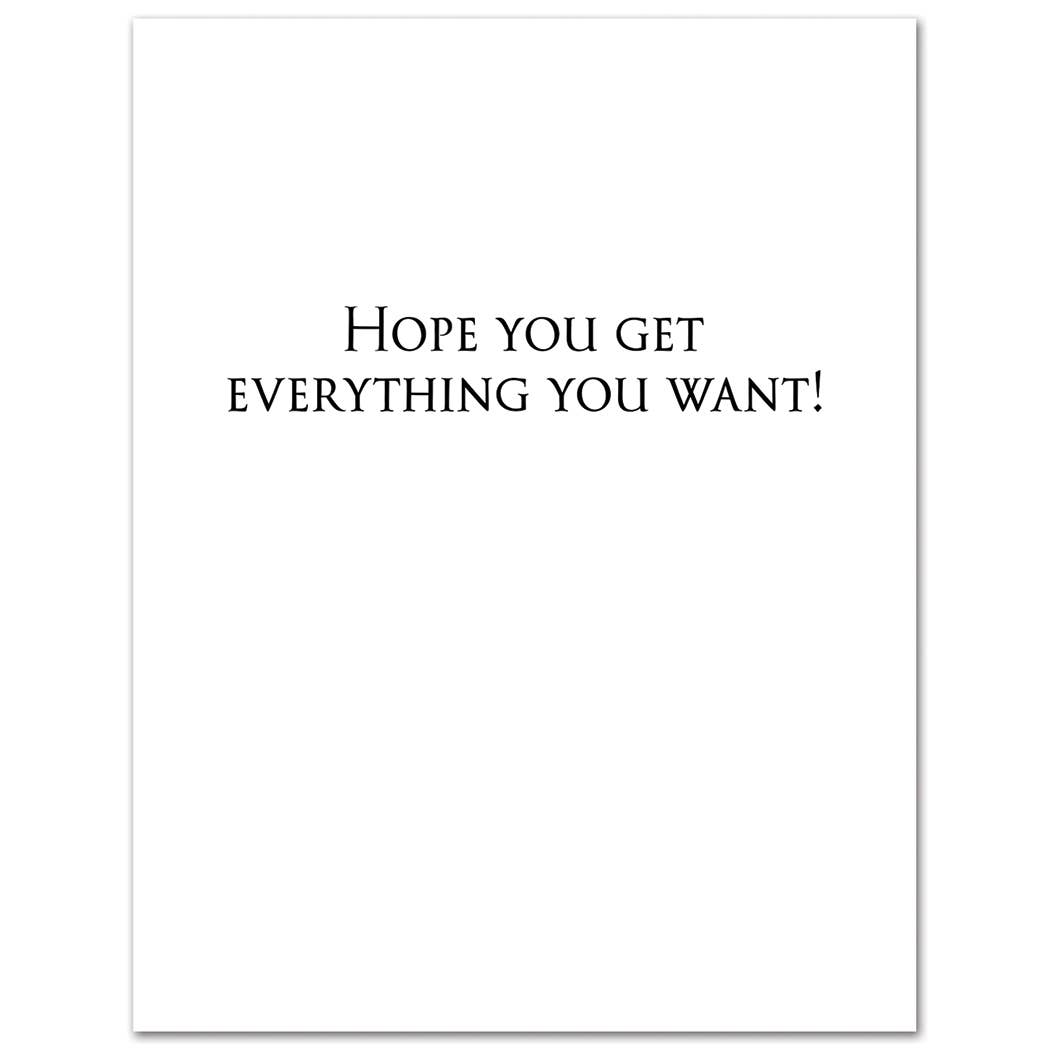 THE FOUND - Wholesale Season's Greetings Card - Jennifer Coolidge White Lotus High End Holiday Card1