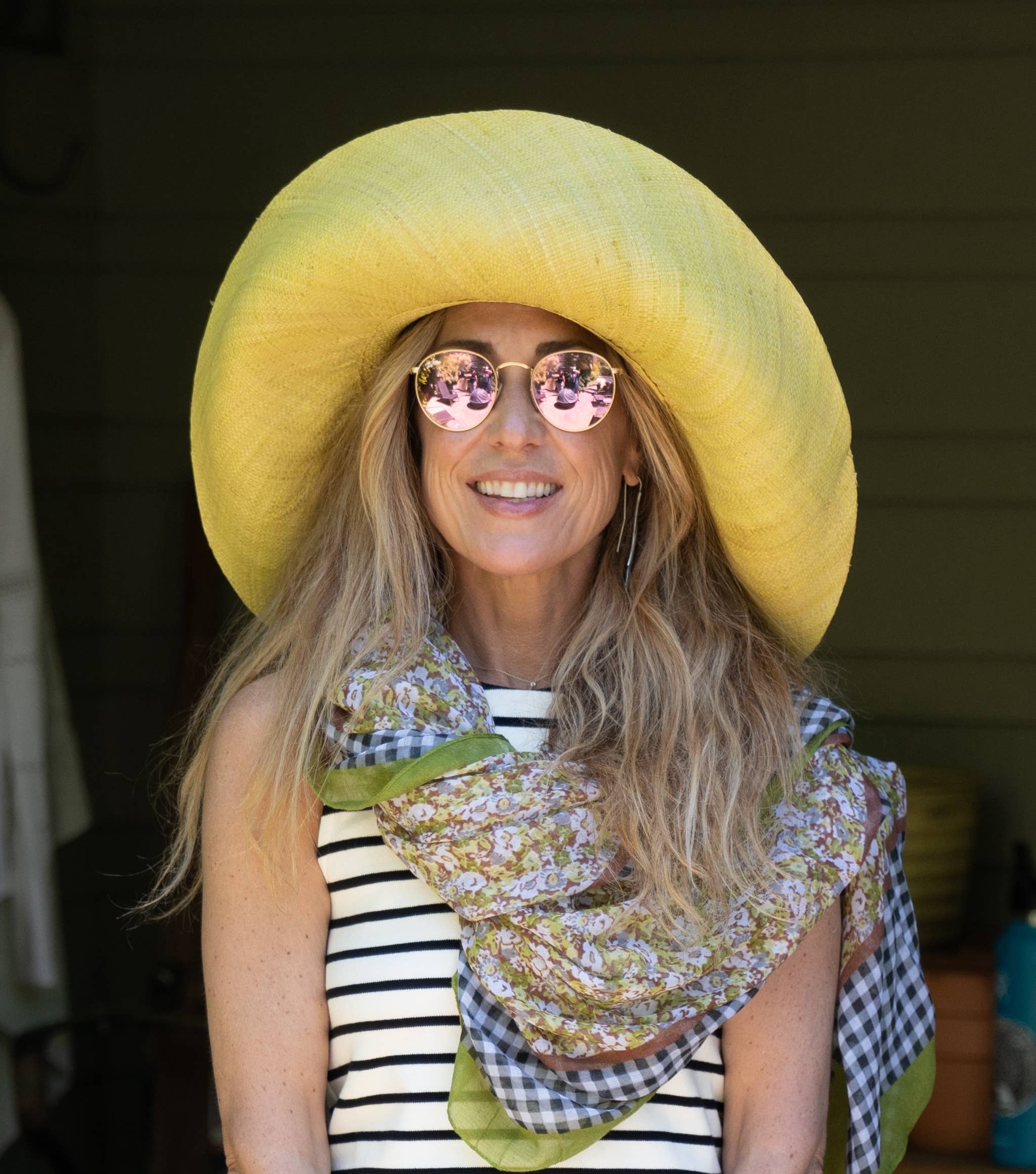 Shebobo - Wholesale Straw Hat - Women's - Monica 5" & 7" Wide Brim Solid Color Packable Straw Sun Hats45