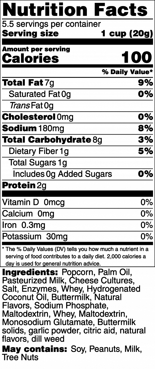 Bri Marie Gourmet Popcorn - Wholesale Popcorn - Dill-icious3