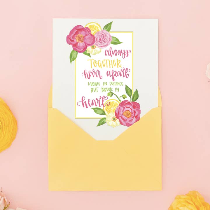 Together in Heart Greeting Card Set for wholesale by The Redheaded Camel