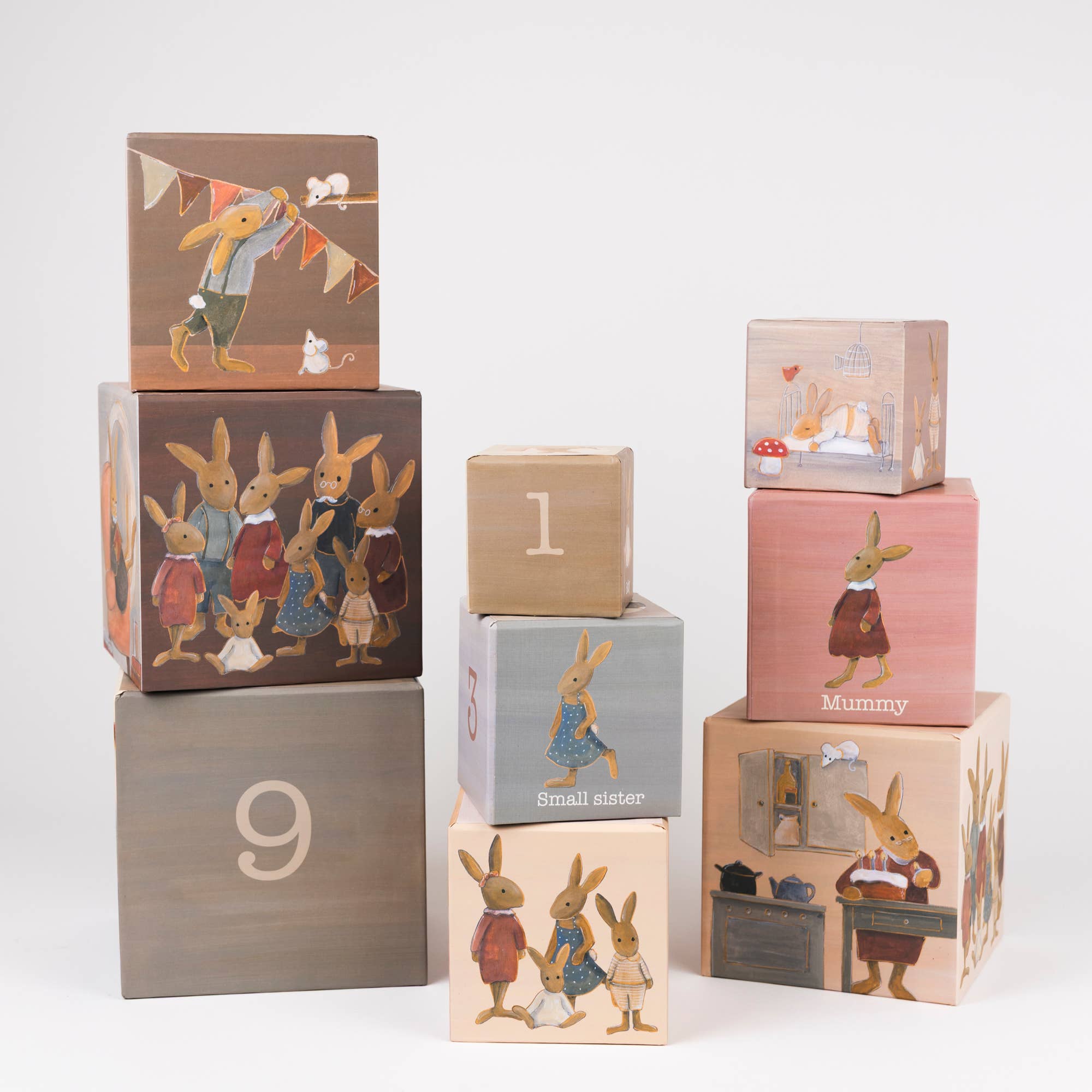 Egmont - Wholesale Stacking Game - Pyramid 1.2.3. Rabbit Family1