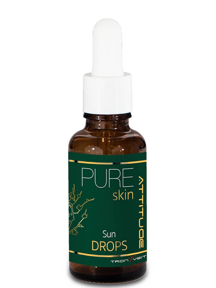 PURE Skin Sun Drops - Self-Tanner With Marigold & Chamomile for wholesale by TronTveit