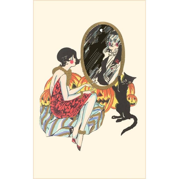 Art Print HW-137 Girl Seeing Beau in Mirror and other Purchase Wholesale beaux arts. Free Returns & Net 60 Terms on Faire trending on Faire.