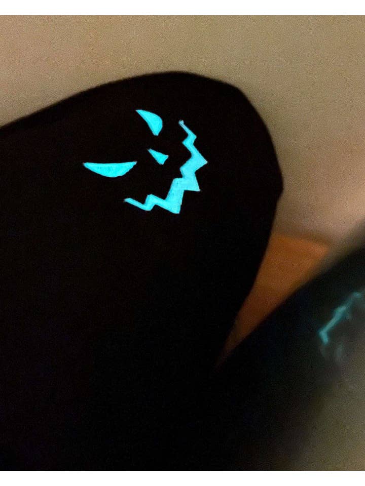 Laura Schult Design - Wholesale Sweatshirt - Dames - Evil Pumpkin Glow in the Dark-sweatshirt1