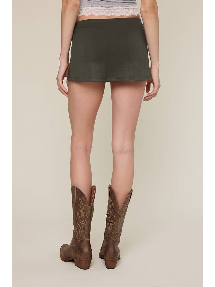 Sky to Moon - Vente Jupe – femme - MINI-JUPE-SHORT UNIE BASSE ÉLASTIQUE UNIE2