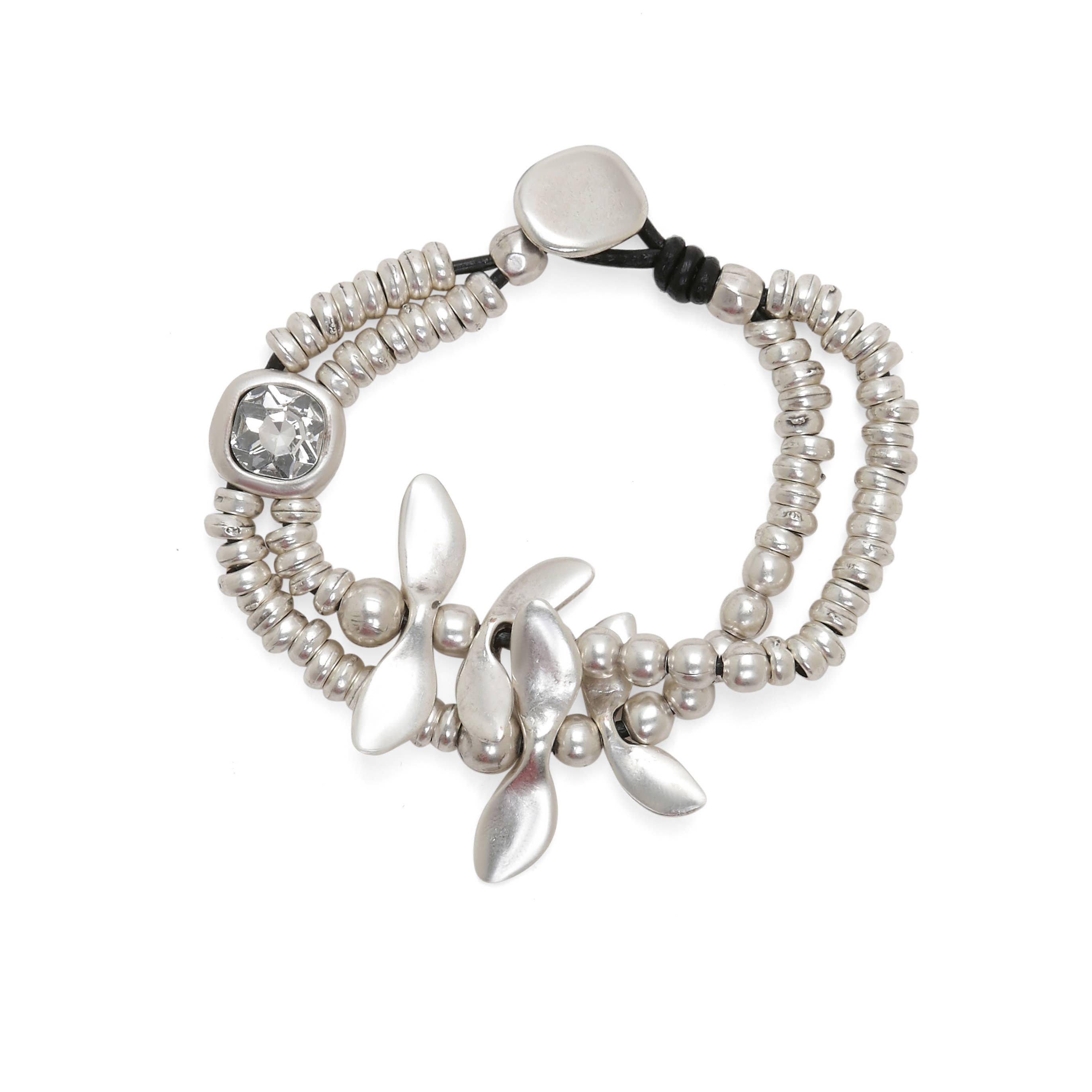 Chanour - Venta al por mayor Pulseras de abalorios/colgantes - Pulsera de peltre hecha a mano - NB21491